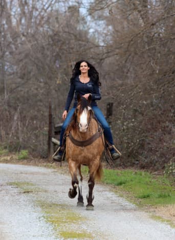 Beautiful buckskin draft cross mare (Lucy)